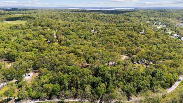 24336 S Hilltop Dr, Afton, OK 74331 - bird's eye view with a view of trees