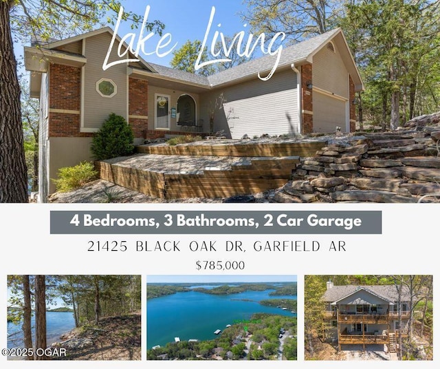 21425 Black Oak Dr, Garfield, AR 72732 - view of a document with a collage of images