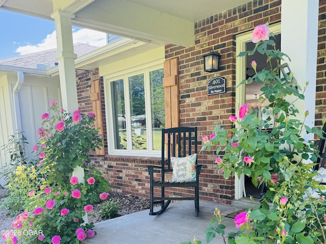 view of patio / terrace featuring a porch