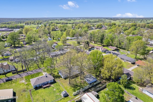 drone / aerial view featuring a residential view