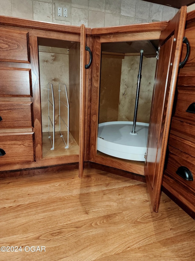 305 E Maple St, Liberal, MO 64762 - room details featuring wood finished floors