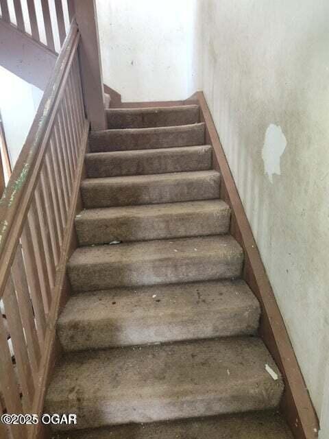 view of stairs