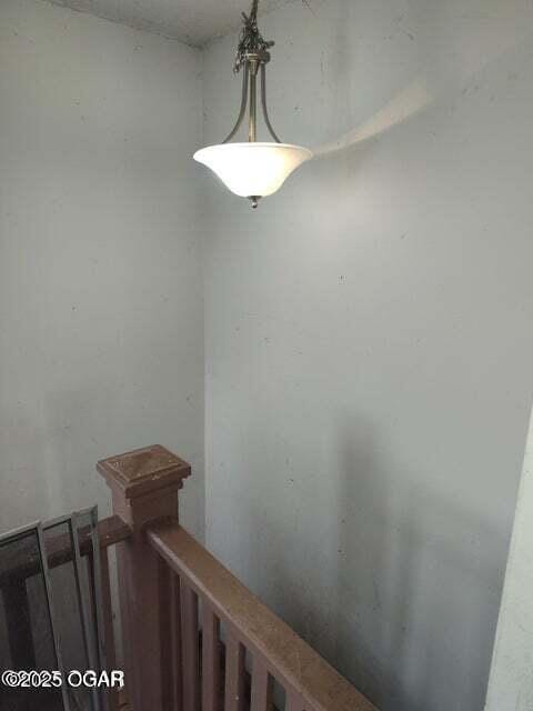 view of staircase