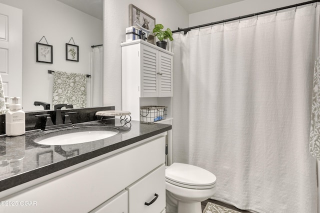354 Sidney Ln, Webb City, MO 64870 - bathroom with vanity, toilet, and a shower with curtain