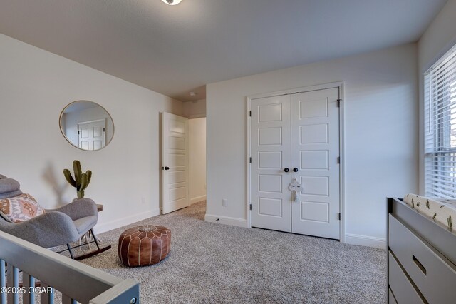1814 Fountain Rd, Webb City, MO 64870 - carpeted bedroom featuring baseboards and a closet