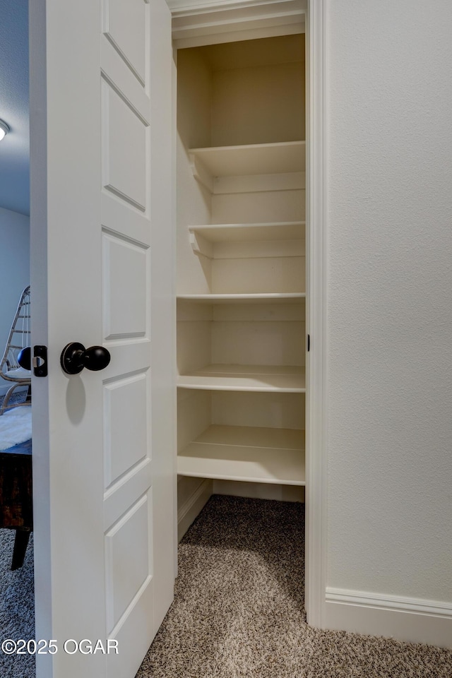view of closet