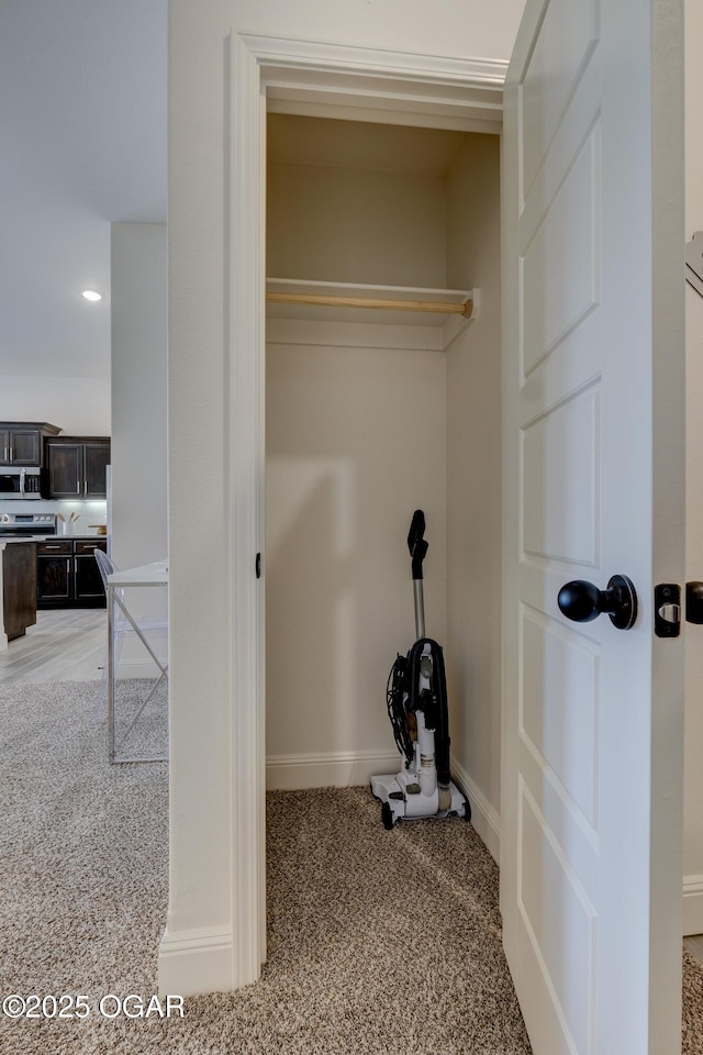 view of closet