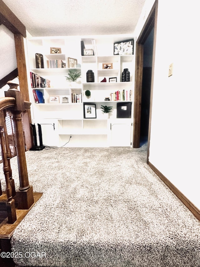 3724 Hawthorn Dr, Joplin, MO 64804 - interior space featuring a textured ceiling and built in shelves