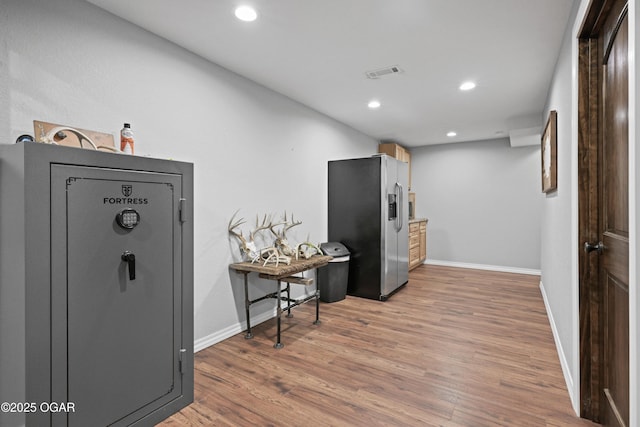 400 Silverwood Ln, Joplin, MO 64801 - corridor with light wood-style floors, baseboards, and recessed lighting