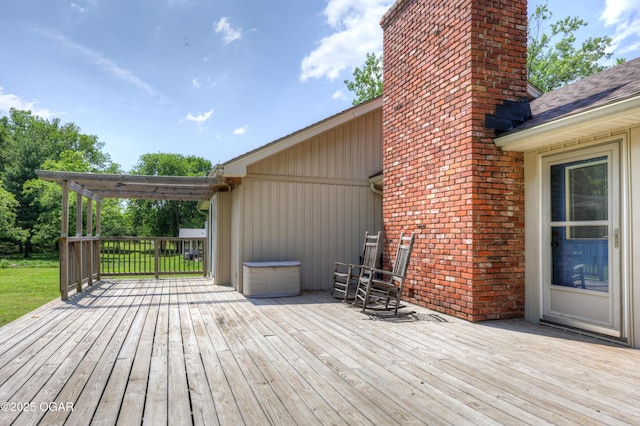 400 Silverwood Ln, Joplin, MO 64801 - view of wooden terrace