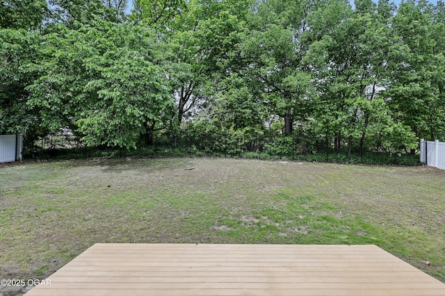 1214 Bramar Dr, Joplin, MO 64804 - view of yard featuring a deck