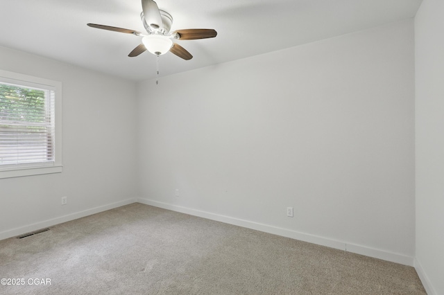 1214 Bramar Dr, Joplin, MO 64804 - carpeted spare room with ceiling fan and baseboards