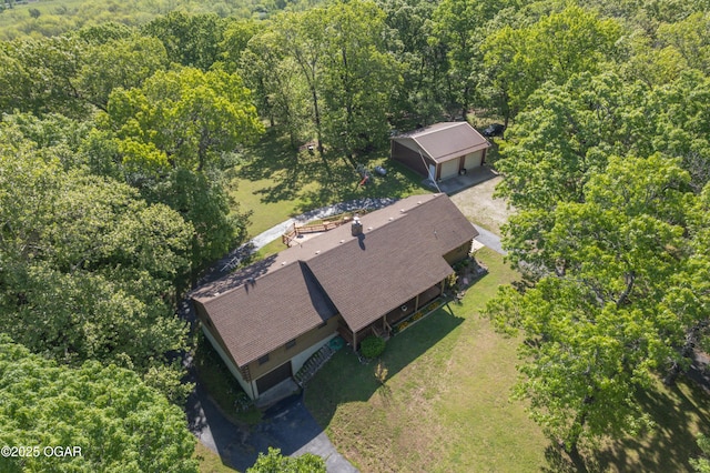 6309 Impala Dr, Joplin, MO 64804 - view from above of property with a forest