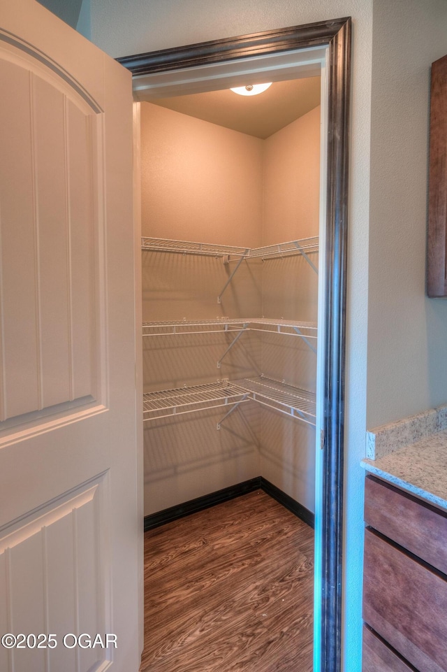 view of pantry
