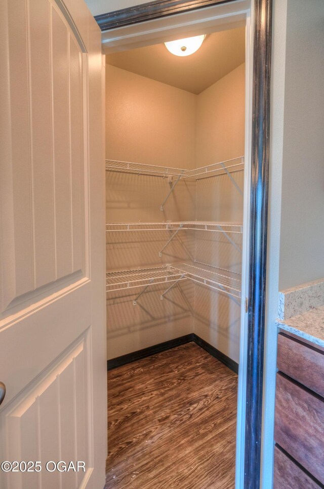 view of pantry