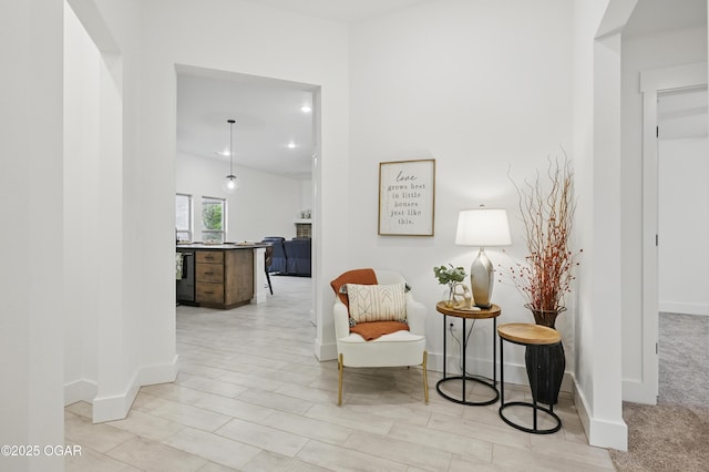 1318 Foundry Dr, Carthage, MO 64836 - living area featuring baseboards and recessed lighting