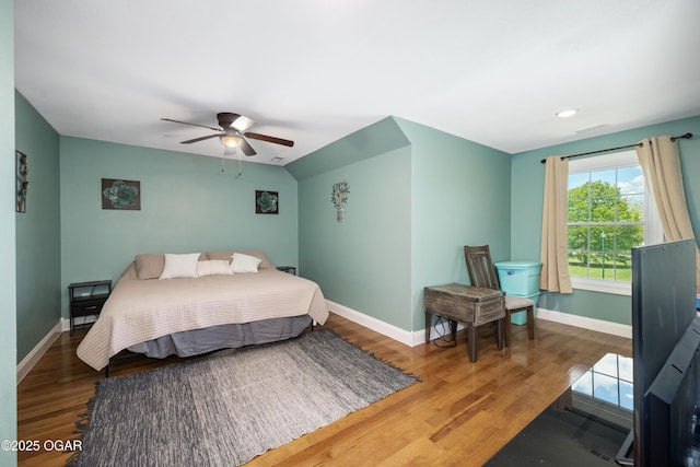 8740 County Road 241, Webb City, MO 64870 - bedroom featuring wood finished floors, baseboards, and ceiling fan
