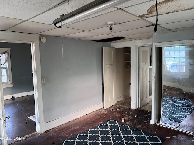 210 W 4th St, Webb City, MO 64870 - entrance foyer featuring a paneled ceiling and baseboards
