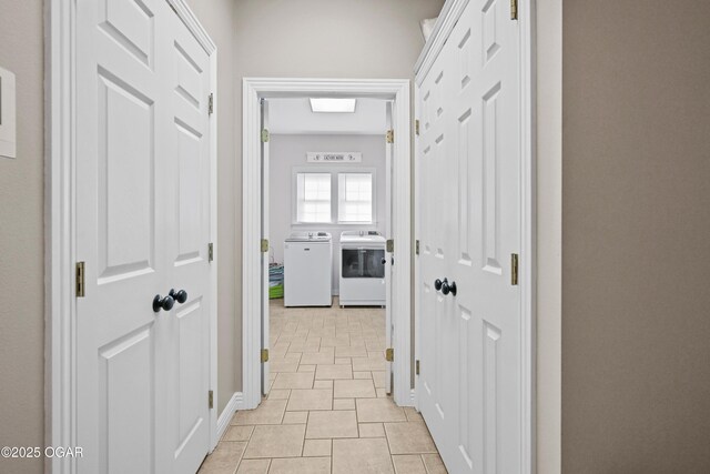 10208 Timberline Cir, Joplin, MO 64804 - hall featuring independent washer and dryer