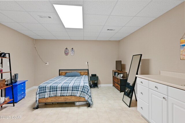 10208 Timberline Cir, Joplin, MO 64804 - bedroom featuring a drop ceiling and baseboards
