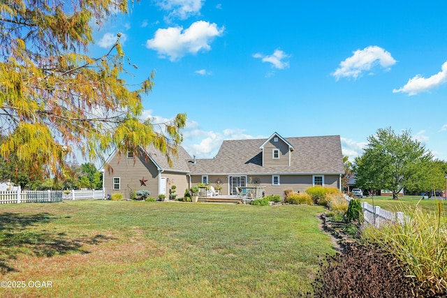 1617 Alexandra Dr, Carthage, MO 64836 - view of front of property featuring a shingled roof and a deck