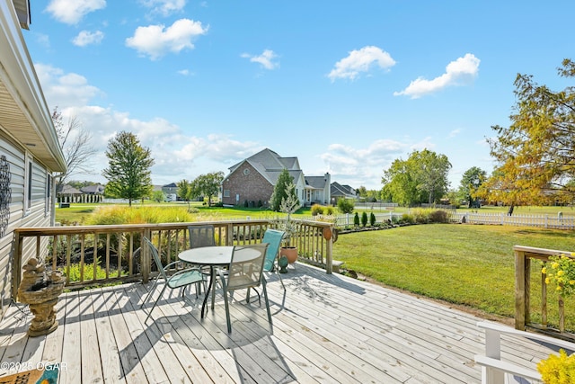 1617 Alexandra Dr, Carthage, MO 64836 - wooden terrace featuring a residential view and outdoor dining area