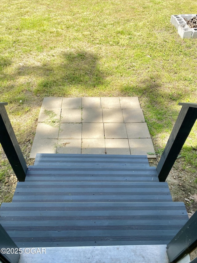 21522 Old Ritchey Rd, Granby, MO 64844 - entry to storm shelter with a yard