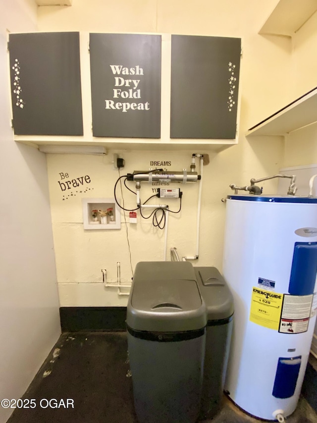 21522 Old Ritchey Rd, Granby, MO 64844 - utility room featuring water heater