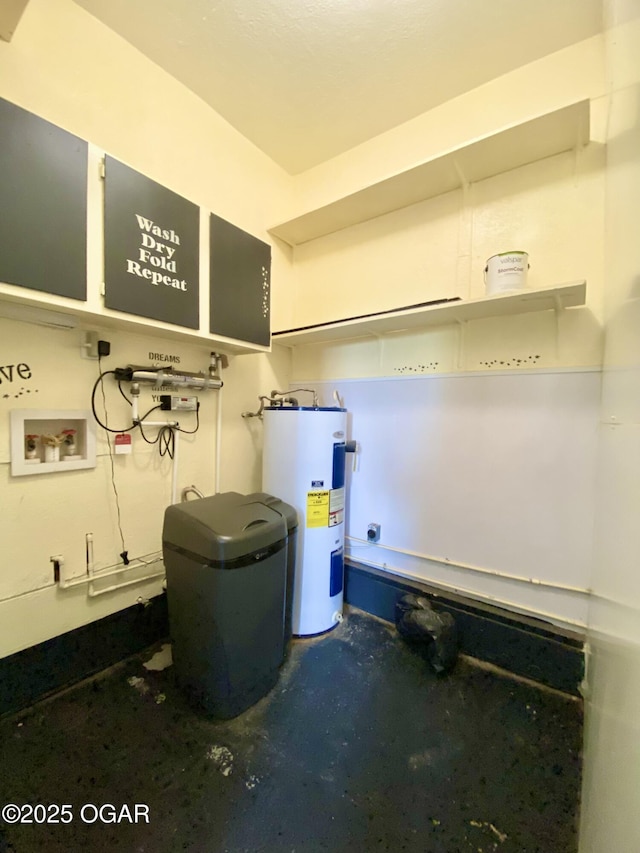 21522 Old Ritchey Rd, Granby, MO 64844 - utility room featuring water heater
