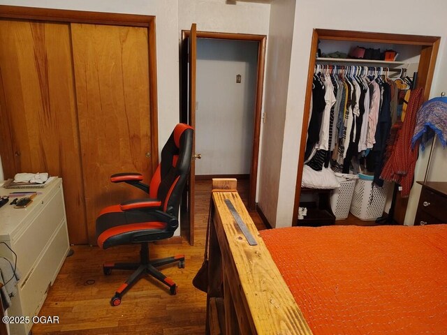 6468 Dogwood Rd, Reeds, MO 64859 - bedroom with wood finished floors