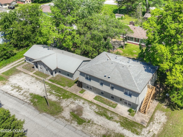 238 E 21st St, Baxter Springs, KS 66713 - aerial view of property and surrounding area