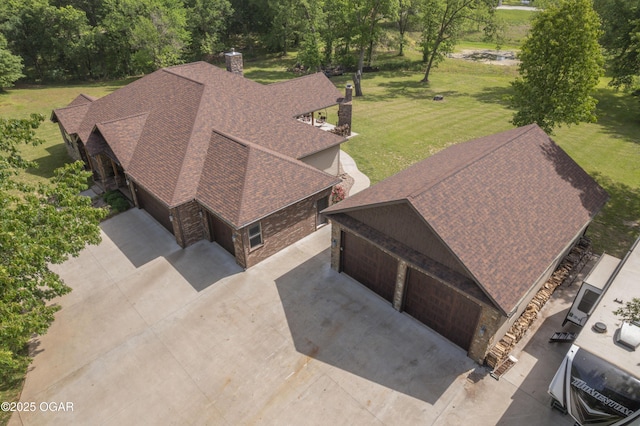 12244 County Rd 227, Oronogo, MO 64855 - aerial view of property and surrounding area