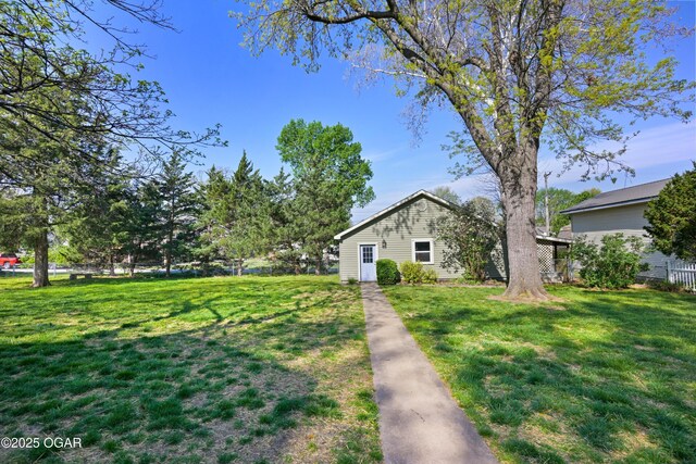 view of yard