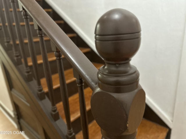 1712 E Broadway St, Joplin, MO 64801 - stairs featuring baseboards