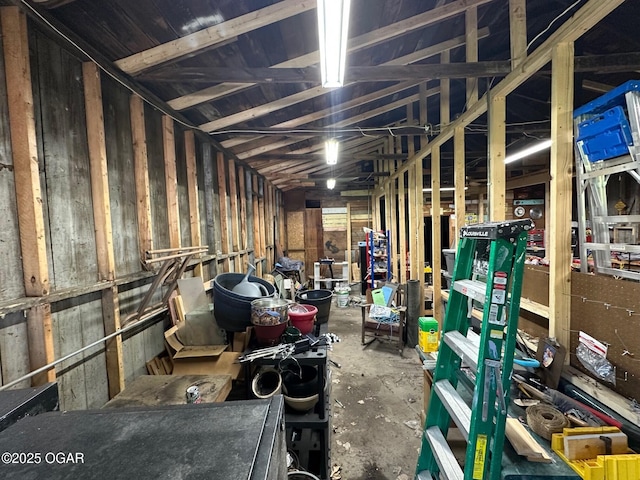 1712 E Broadway St, Joplin, MO 64801 - misc room with unfinished concrete flooring