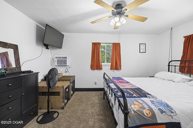 103 E Mockingbird Ln, Crane, MO 65633 - bedroom featuring carpet floors, baseboards, and a ceiling fan
