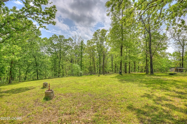 22351 S 672nd Rd, Wyandotte, OK 74370 - view of green lawn