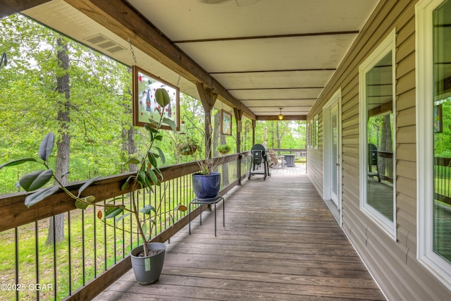 22351 S 672nd Rd, Wyandotte, OK 74370 - view of porch