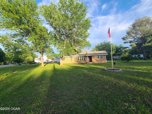 511 3rd St, Mccune, KS 66753 - view of grassy yard