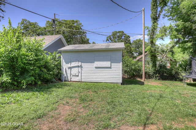2615 E Xenia St, Joplin, MO 64801 - view of shed featuring a trampoline