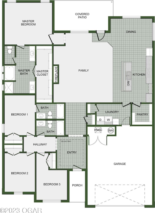 1507 E White Oak St, Joplin, MO 64801 - room layout