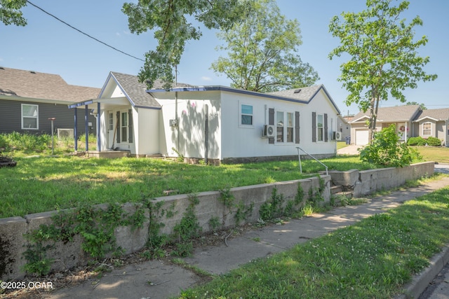 201 S Tom, Webb City, MO 64870 - view of front of home with a front yard and a shingled roof