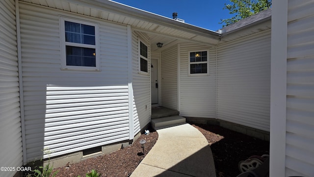 505 W Gault St, Carl Junction, MO 64834 - doorway to property with crawl space