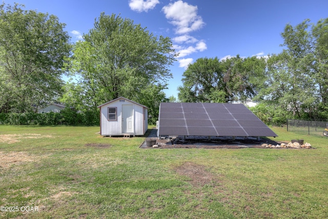 505 W Gault St, Carl Junction, MO 64834 - view of yard featuring a storage unit and view of scattered trees