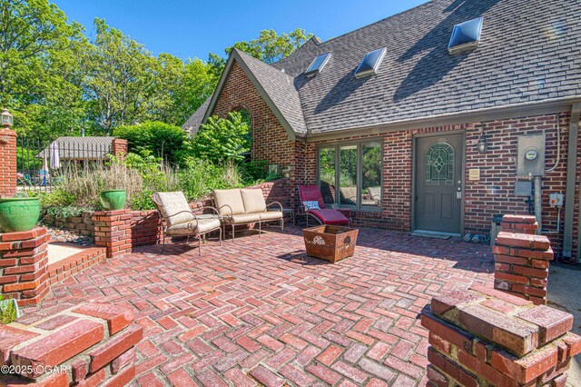 4 Emerald Dr, Joplin, MO 64804 - view of patio featuring an outdoor living space