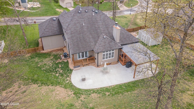 3415 Sunset Dr, Joplin, MO 64804 - view from above of property