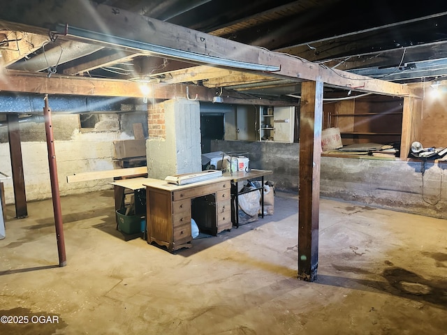 1926 S Main St, Carthage, MO 64836 - view of unfinished below grade area