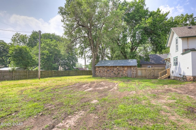 109 N Main St, Alba, MO 64830 - view of yard with entry steps