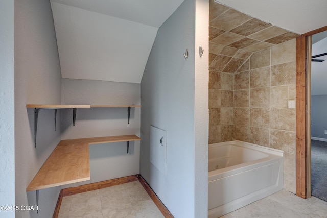 109 N Main St, Alba, MO 64830 - full bath featuring a jetted tub and lofted ceiling