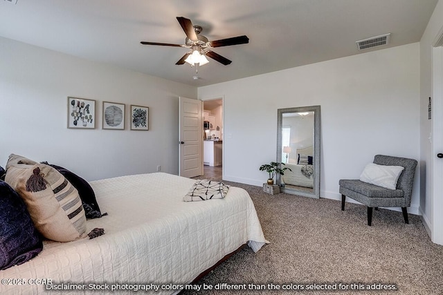 1619 Sedge St, Joplin, MO 64801 - carpeted bedroom featuring baseboards and ceiling fan